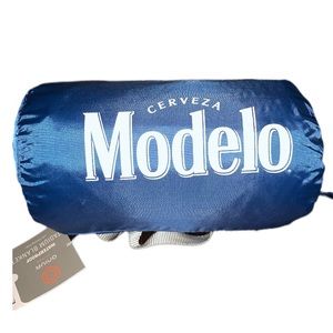 Oniva All-Purpose Navy Blue and Gray Cerveza Modelo Stadium Blanket